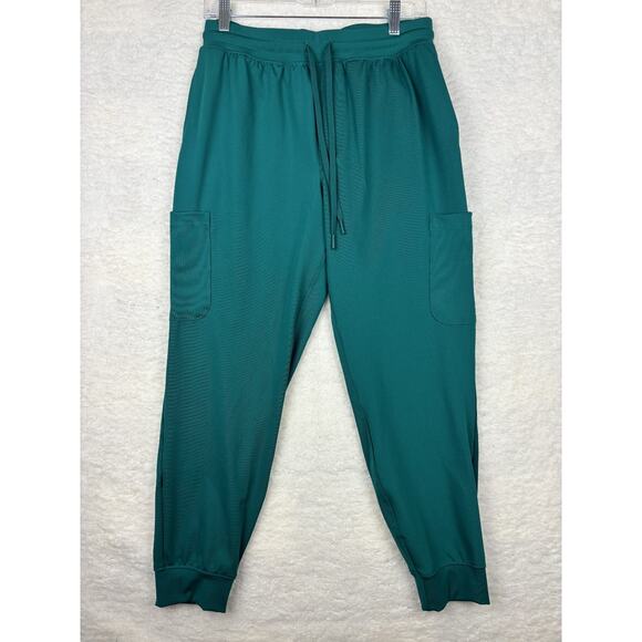FIT Scrubs Jogger Pants Women’s Small Green NWT Workwear MSRP $56 - Picture 1 of 11